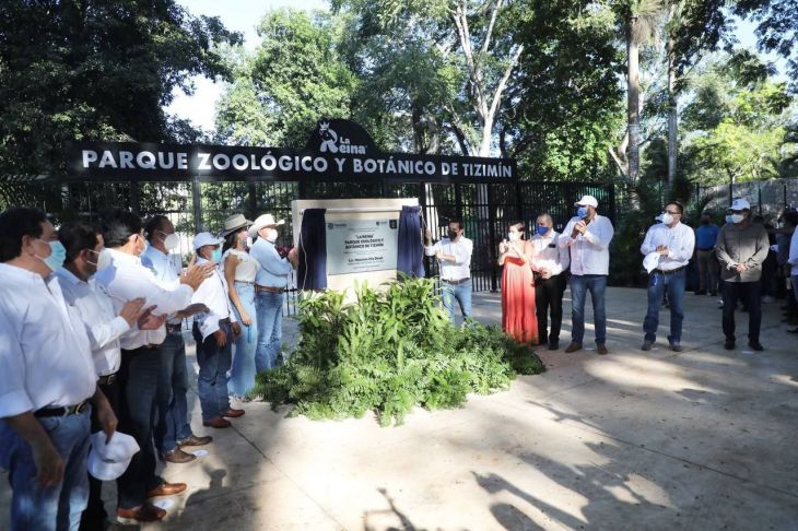 Remodelan el Parque Zoológico y Botánico La Reina en Tizimín